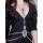N-6323 Bohamian Tribal Summer Beach Fashion Gold Chain Charm Sexy Body Chain Crystal Rhinestone Necklace Women Jewelry