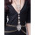 N-6323 Bohamian Tribal Summer Beach Fashion Gold Chain Charm Sexy Body Chain Crystal Rhinestone Necklace Women Jewelry