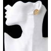 E-0219 new style charming pearl rhinestone flower butterfly earring ear stud