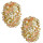 E-0219 new style charming pearl rhinestone flower butterfly earring ear stud