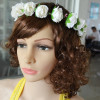 F-0349 Bohemian Style Fashion Wedding Hairband Charms Flower Resin Beads Charm Hair Bridal Accessory Jewelry