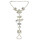B-0786 Fashion Women Summer Beach Boho Charm Crystal Rhinestone Flower Beads Beachy Anklet Jewelry