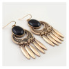 E-3853 Bohemian Antique Silver Gold plated Fashion Earring Bead Dangle Earrings For Women Jewelry