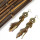 E-3855 Vintage Antique Silve Plated  Fashion Long Tassel Feather Resin Beads Drop Earrings  Fish Hook  Earrings For Women Jewelry