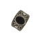 R-1390 Vintage Gold /Silver Plated Black Turquoise Gypsy Joint  Fashion 5 pcs Midi Finger Rings Set Jewelry
