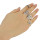 R-1389 bohemian Vintage Gold /Silver Plated Turquoise Gypsy Fashion style 4 pcs Midi Finger Rings Set Jewelry