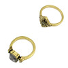 R-1389 bohemian Vintage Gold /Silver Plated Turquoise Gypsy Fashion style 4 pcs Midi Finger Rings Set Jewelry