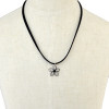 N-6468 7 Styles Bohemian Fashion Leather Chain Choker Pearl Flower Crystal Resin Pendant Necklaces For Women Jewelry