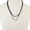 N-6468 7 Styles Bohemian Fashion Leather Chain Choker Pearl Flower Crystal Resin Pendant Necklaces For Women Jewelry