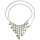 N-6401 Bohemian vintage silver plated coin tassel body chain Necklace with long chain for Women Jewelry