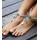 B-0794 Ethnic Summer Anklet Boho Beads Anklets Foot Silver Chain Hamsa Beach Jewelry Girl