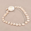 F-0353 European style silver plated head chain shell tassels headwear hair jewelry for women