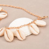 F-0353 European style silver plated head chain shell tassels headwear hair jewelry for women