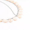 F-0353 European style silver plated head chain shell tassels headwear hair jewelry for women