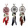 N-6443 4 Colors Bohemian Fashion Necklaces Leather Chain Resin Feather Tassel Necklace For Women Jewelry