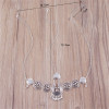 F-0352 Bohemian vintage style silver metal hollow out flower headpiece headband ethnic head chain headwear hair jewelry