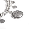 N-6426 vintage Summer Style Gypsy Silver Plated Alloy Carving Coin Waist Chain Belly Body Chain Body Belt
