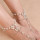 B-0795 New Fashion Summer Anklet Pearl Anklets Foot Silver Gold Chain Crystal Hamsa Beach Jewelry Girl