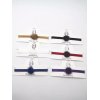 N-6452 6 Colosrs Fashion  Leather Nylon Rope Statement Choker Necklace