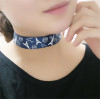 N-6429 3 colors Popular to the European and American Fashion Style Nylon Rope Short  Statement Choker Necklace for Women Jewelry