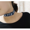 N-6429 3 colors Popular to the European and American Fashion Style Nylon Rope Short  Statement Choker Necklace for Women Jewelry