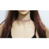 N-6428  Handmade Lace Embroidery Flowers Bohemian National Wind Choker Necklace