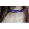 N-6428  Handmade Lace Embroidery Flowers Bohemian National Wind Choker Necklace
