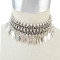 N-6348 Vintage Tribal Tibet Silver Statement Collar Choker Bib Necklace Short Chain Wide Necklaces 2 Styles