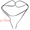 N-6438 2pcs Set Delicate Design Silver Plated Charm Crystal Rinestone Leather Chain Pendant Necklace Jewelry