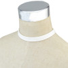 N-6439 Bohemain Silver Fashion Necklace Three Layers White Leather Chain Collars Necklace For women Jewelry