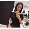 E-3884 Fashion European Style Gold Plated Alloy Long Tassel Dangle Earrings For Women Jewelry