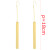 E-3884 Fashion European Style Gold Plated Alloy Long Tassel Dangle Earrings For Women Jewelry