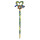 F-0363 New Fashion Vintage Women Girl Exquisite Gold Plated Alloy Crystal Head Piece Hair Jewelry