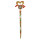 F-0363 New Fashion Vintage Women Girl Exquisite Gold Plated Alloy Crystal Head Piece Hair Jewelry