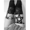 B-0808 Bohemian Rivet Star Shape Leather Thigh Chain Elastic Rope Bracelets & Bangles For Women Jewelry