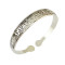 B-0804 Fashion Vintage Silver Plated Caving Adjustable Bangle Cuff Bracelet