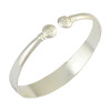 B-0804 Fashion Vintage Silver Plated Caving Adjustable Bangle Cuff Bracelet