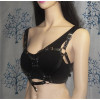 N-6480 Vintage style Leather body harness long Body Chain Jewelry underwear for Sexy Girls Multilayer Chain Body Jewelry