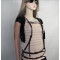 N-6470 Women Fashion Punk Style Black&Brown Leather Body Harness Body Chain Jewelry Sexy Girls Multilayer Chain Body Jewelry