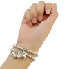 B-0812 Bohemian Fashion Punk Style Silver Plated Alloy Can be Adjustable Women &Men Cuff Bangle Bracelets Jewelry