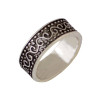 R-1409 Fashion Vintage Silver Gypsy Joint Knuckle Nail Turquoise Midi Ring Set 5 Rings Women's Jewelry