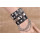 B-0810 2pcs/set Fashion Bohemia 2 styles 3 Colors Carving Five-pointed star with Chain and Skull Shape Silver Leather Cuff Bangle Bracelets Can be Adjustable