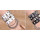 B-0810 2pcs/set Fashion Bohemia 2 styles 3 Colors Carving Five-pointed star with Chain and Skull Shape Silver Leather Cuff Bangle Bracelets Can be Adjustable