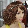 F-0367 Fashion Gold Plated Head Hoop Bowknot Crystal Stone Hair Jewelry For Women Girl Hair Accessories