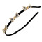 F-0367 Fashion Gold Plated Head Hoop Bowknot Crystal Stone Hair Jewelry For Women Girl Hair Accessories