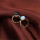 R-1415 4Pcs/Set Bohemian Vintage Style Gold Plated Alloy crystal rhinestone Resin bead Knuckle Nail Midi Rings Jewelry