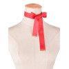 N-6477 New Design Popular 4 Colors Nylon Rope Long Necklace Bowknot choker necklace for women jewelry