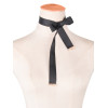 N-6477 New Design Popular 4 Colors Nylon Rope Long Necklace Bowknot choker necklace for women jewelry