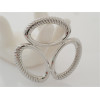 P-0342 Fashion Style Vintage Gold Silver Plated Alloy 2 colors  Scarf Buckle for Women & Girl Accessory