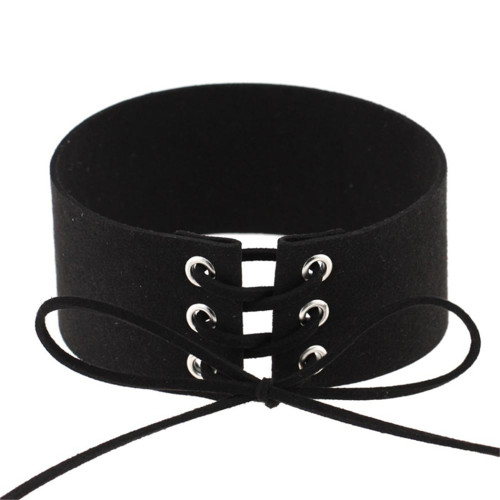 N-6472 5colors Fashion Choker Necklace Pink Black White Gray Velvet Collar Necklace for Women Jewelry